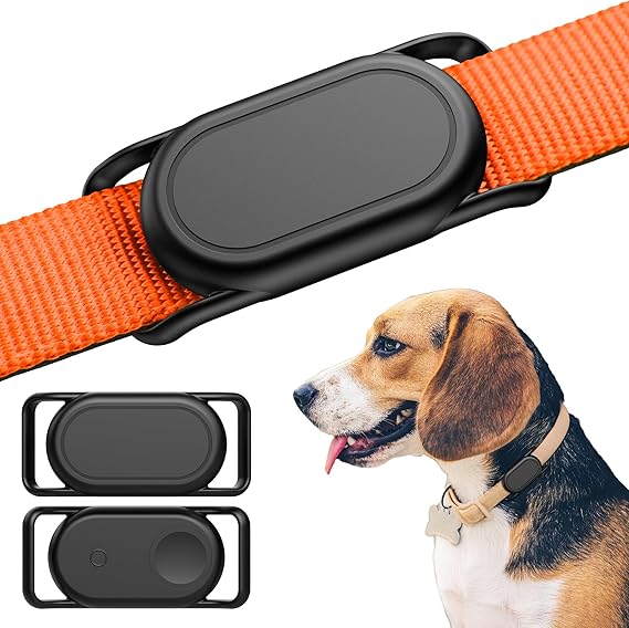 for Samsung Galaxy SmartTag2 Dog Collar Holder, 2 Pack Waterproof Silicone Case for Galaxy Smart Tag 2,GPS Tracker Smarttag2 Case for Pet Dog Cat Collars